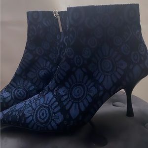 Blue/ Black Heels